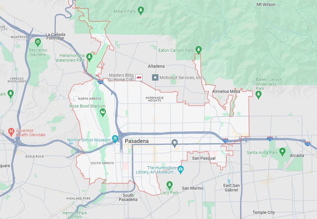 Located in Pasadena, CA